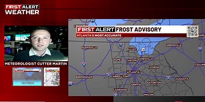 FIRST ALERT | Chilly Sunday morning, patchy frost is possible in the mountains