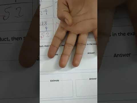 Multiply by ( Algorithm) . Grade 4 .