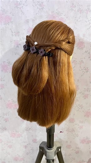 Try this easiest open hairstyle 🌸👀/the hairstylistpro #viral #trending #shorts #tutorial #musttry