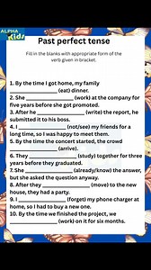 25K views · 239 reactions | Tense worksheet for students | Alpha kids :worksheets and activities | Facebook