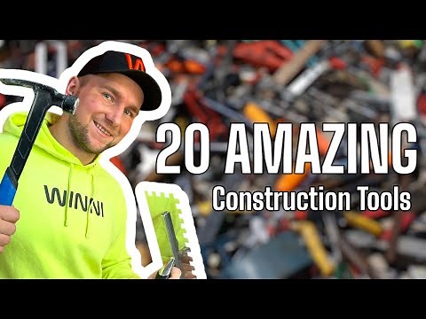 20 BEST Construction Tools. Names Included. WINNI. Milwaukee and more!