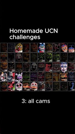 Homemade UCN Challenges! #fnaf