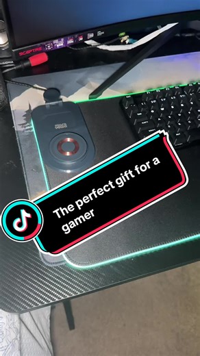 This wireless charging gaming mouse pad is the perfect gift for a gamer!! #mousepad #gamingmousepad #mousepadgaming #wirelessgamingpad