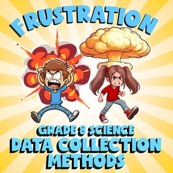 Data Collection Methods FRUSTRATION Science Game - No Prep Grade 8 Review