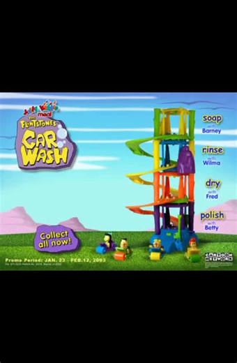 Jolly Kiddie Meal Flintstones Car Wash from Jollibee