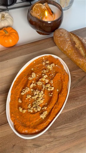 🌶️ Roasted Red Pepper & Walnut Dip | Easy Mediterranean Dip
