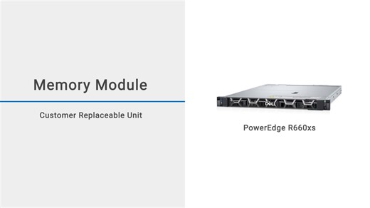 How to Replace Memory Module for PowerEdge R660xs