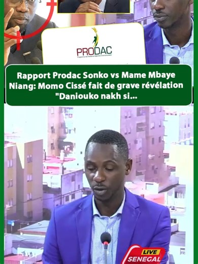 Révélations choquantes de Momo Cissé sur Sonko et Niang