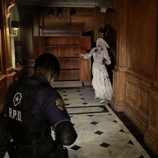 Singing Zombies Chase Leon #residentevil9 #requiem #gaming #fighting #horror #capcom #leon #short