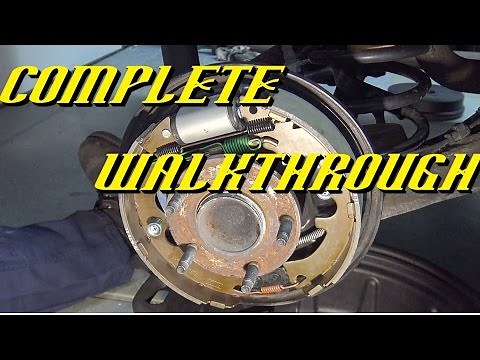 2008-2012 Ford Escape Rear Drum Brakes Replacement