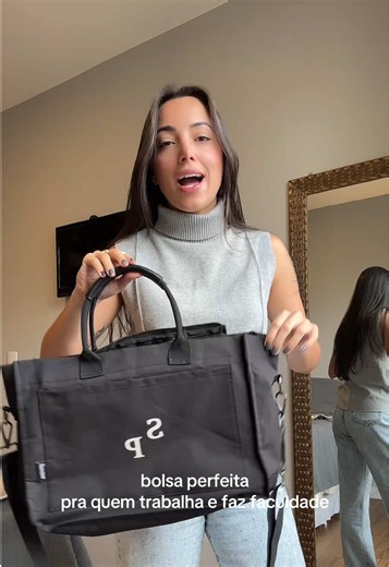 Bolsa perfeita para trabalhar e estudar: minha favorita