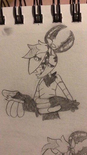 @lucanpinch has a hard time playing nice with the new addition #oc #originalcharacter #monster