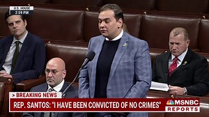 George Santos speaks as an expulsion vote looms. Santos says he has “been convicted of no crimes” and alleges a "smear campaign." The House Ethics Committee found “substantial evidence” of crimes, spending campaign money on Botox, designer clothes and an OnlyFans subscription. | MS NOW