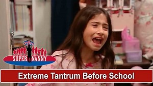 8 yr old's extreme tantrum before school