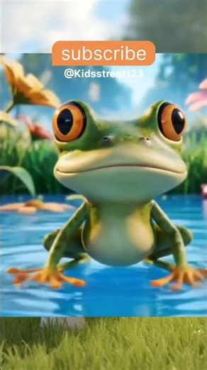 Jumpy Little Frog 🐸 | Fun Kids Short Song | #Shorts