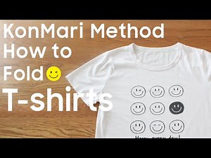 KonMari Method How to fold T-shirts -English edition-