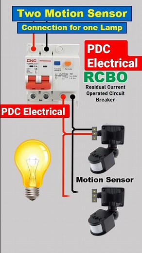 Two motion sensor connection