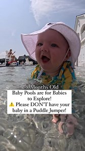 6.9K views · 689 reactions | PUDDLE JUMPER IN BABY POOL IS ABSOLUTELY...