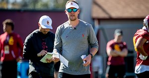 Lincoln Riley seeing positive signs for USC on both sides of the ball