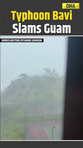 Typhoon Bavi Slams Guam With Powerful Winds And Flooding Rain
