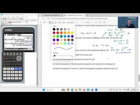 Exponential functions Level 5 Multi step problems