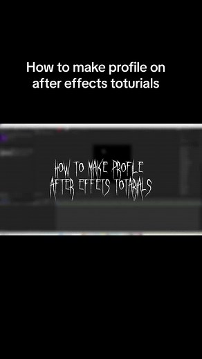 Mastering Profile Picture Design in After Effects