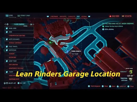 Leon Rinder's Garage Location | Cyberpunk 2077 Phantom Liberty DLC