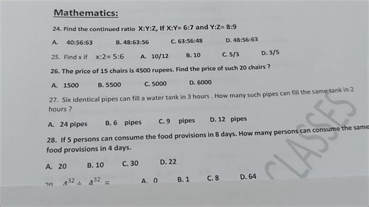 Mock Test for Job Preparation in Mathematics