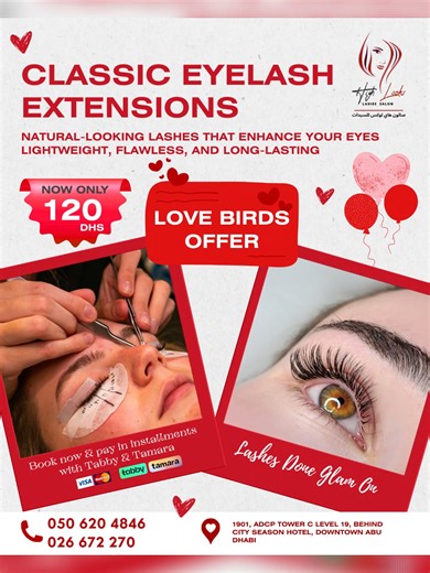 Classic Eyelash Extensions at High Looks Salon