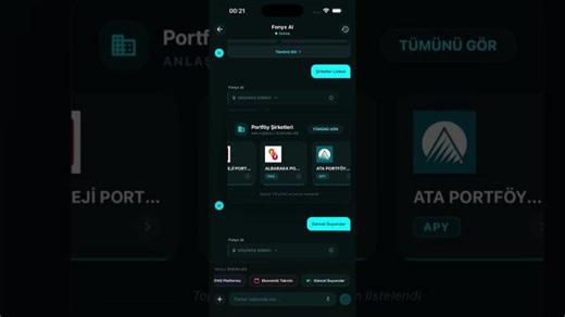 Generative UI AI Chat ile Fon Analizi (Fund Analysis with Generative UI AI Chat) – TEFAS BEFAS | Serif COLAKEL