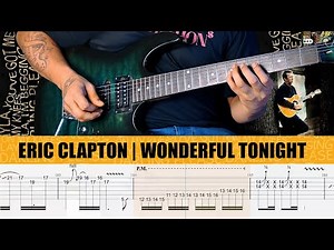 Eric Clapton - Wonderful Tonight Guitar Instrumental Lesson With Guitar Tab
