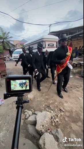 Coffin Dance in Ghana - African Funeral Song Dance