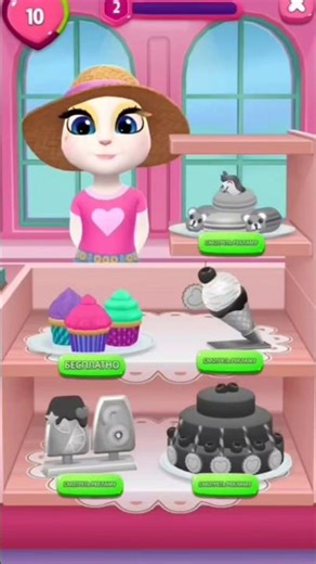 Angela Is Baking Sweet Treats 🍰💖 | Cute Cooking Fun#Angela#Angela2#AngelaShorts
