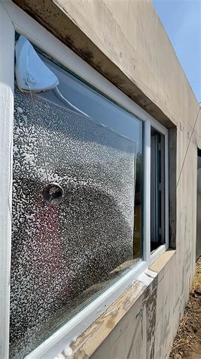 Window Glass Cleaning Robot in Action.