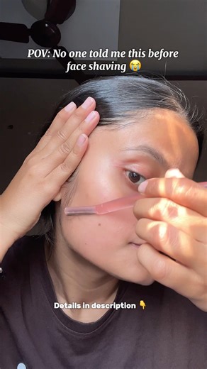 Face shaving tips🌷#ytshorts #beautyhacks #shaving #hairremoval#skincaretips #glowingskin#brightskin