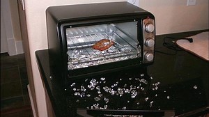 Junior Problem Solver reports exploding toaster oven