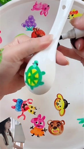 Draw a cute turtle, Magical Floating Ink Pen #diy