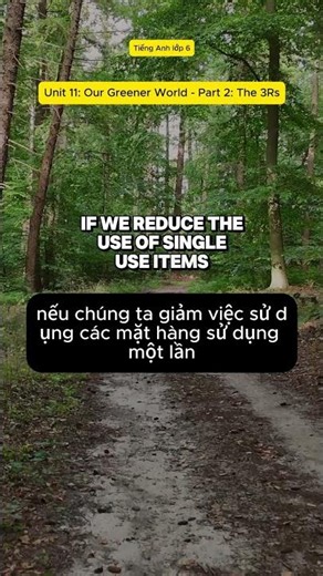 Unit 11: Our Greener World - Part 2: The 3Rs Lớp 6 (bám sát global success)