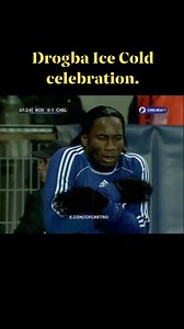 Didier Drogba doing the “ice cold” celebration v Rosenborg in 2007 🥶 | Kings of London Rebirth Back Up