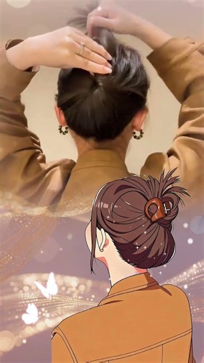 Daily practical hair clipping and updo tutorial #Updo tutorial#Gripper usage#Hairstyles ar