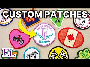 How to EASILY Make Patches with Machine Embroidery!