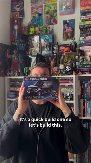 Airfix on Instagram: "@VeganLuke tries his hand at our Quickbuild London Taxi for his very first model build! Follow along to see how he got on. Looking for a fun, hands-on Christmas gift? The Quickbuild London Taxi kit is perfect for first-time modellers! In stock now at airfix.com👆 #Airfix #QuickBuild #ScaleModelling #ScaleModels #LondonTaxi"