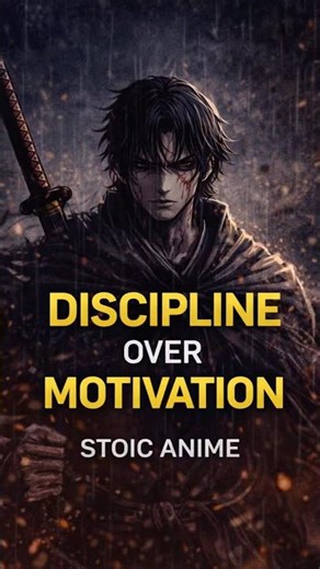 Discipline Over Motivation | Stoic Anime
