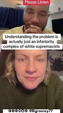 Understanding the problem is actually just an inferiority complex of white supremacists #reels