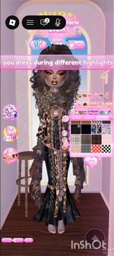 Playing dti, Theme:- Historic events #shorts #roblox #dresstoimpress