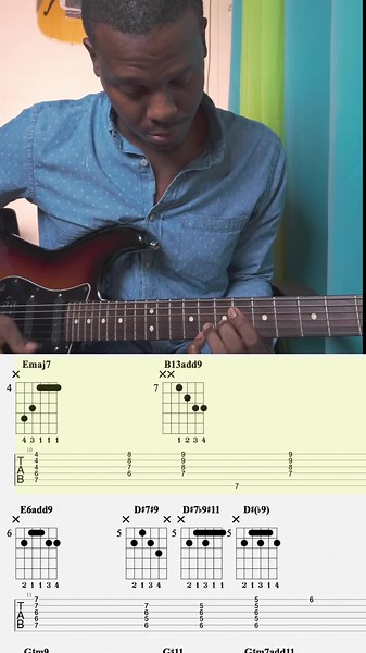 Gospel Worship 🙌🏽 Longer version with Tabs via the link in my bio. Song : More Than Anything Anita Wilson version #gospel #guitar #gospelguitar