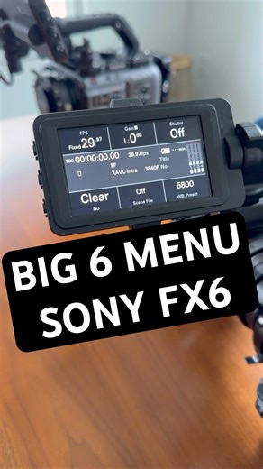The big 6 menu is a huge improvement for Sony. Firmware version 6.00￼