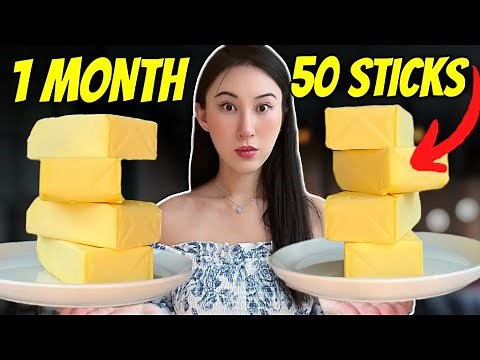 I ate 50 sticks of butter in 1 month (here's what happened..)
