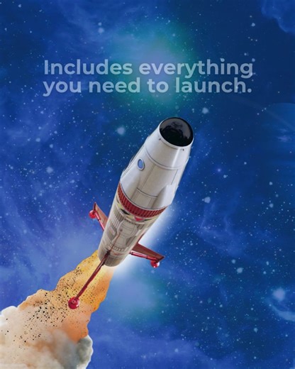 Forget boring toys and complicated builds. This rocket is all thrill, no stress 🚀✨ Pre-finished parts, no cutting or painting—just glue it, launch it, and watch it soar. The Estes Destination Mars Colonizer comes as a full starter set with everything you need to blast off. It's beginner-friendly, kid-approved, and parent-wowed. 🌌 Get your hands on the ultimate Mars mission today—countdown starts now. | Electronix Express