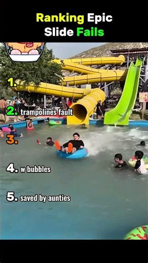 Ranking the Funniest Slide Fails EVER 😂